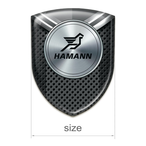 Hamann Resin Sticker Perforated base with Grey Detail Model 