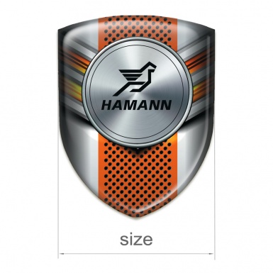 Hamann 3D Gel Emblem Copper Motive Model 