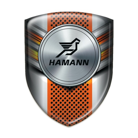 Hamann 3D Gel Emblem Copper Motive Model 