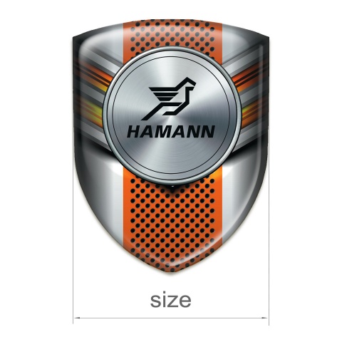 Hamann 3D Gel Emblem Copper Motive Model 