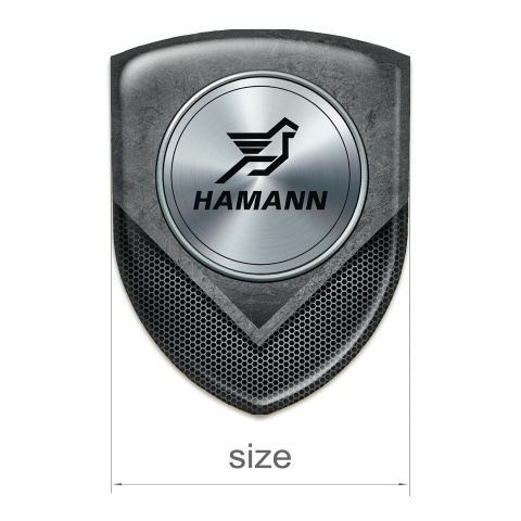 Hamann Tuning Badge Scratched Stone Motive