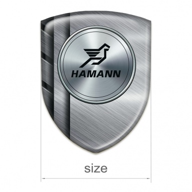 Hamann Self Adhesive Car logo Emblem Steel Plates Model 