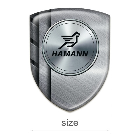 Hamann Self Adhesive Car logo Emblem Steel Plates Model 
