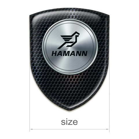 Hamann Auto Emblem Perforated Steel Model 