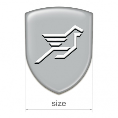 Hamann Self Adhesive Emblem Logo Grey Base Big Logo 