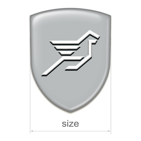 Hamann Self Adhesive Emblem Logo Grey Base Big Logo 
