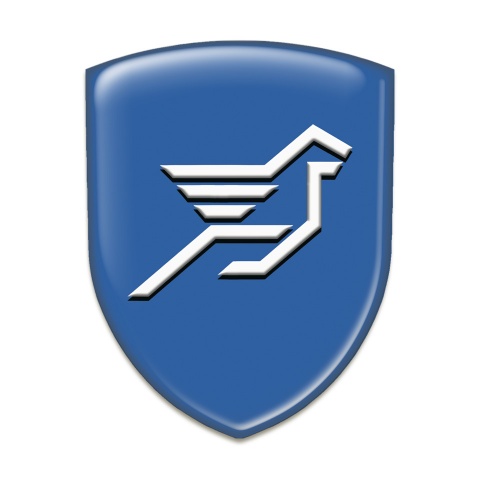 Hamann Silicone Emblem Blue base Big Logo 