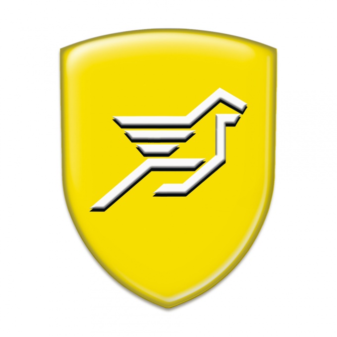 Hamann Resin Sticker Yellow Base Big Logo 