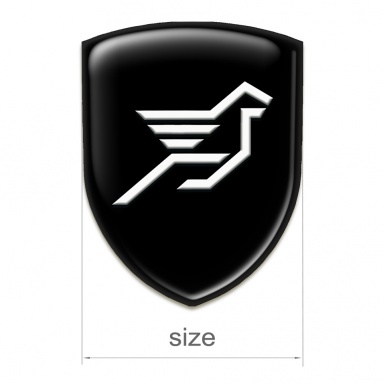 Hamann 3D Gel Emblem Black Basse Big Logo 