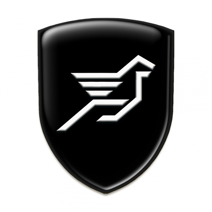 Hamann 3D Gel Emblem Black Basse Big Logo 
