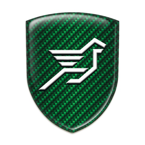 Hamann Silicone Car Decal Badge Green Carbon Base Big Logo 
