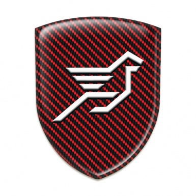 Hamann Silicone Shield Red carbon base Big Logo Style 