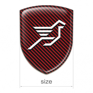 Hamann Silicone Shield Red carbon base Big Logo Style 