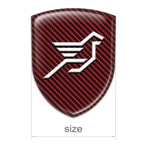 Hamann Silicone Shield Red carbon base Big Logo Style 