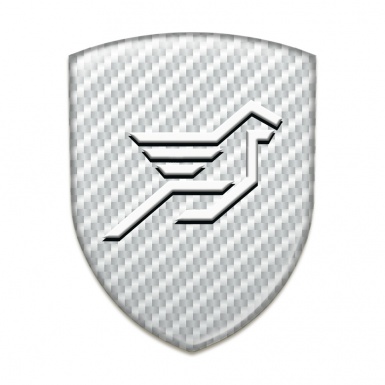 Hamann Emblem Badge Logo White Carbon base Big Logo 