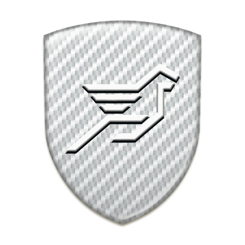 Hamann Emblem Badge Logo White Carbon base Big Logo 