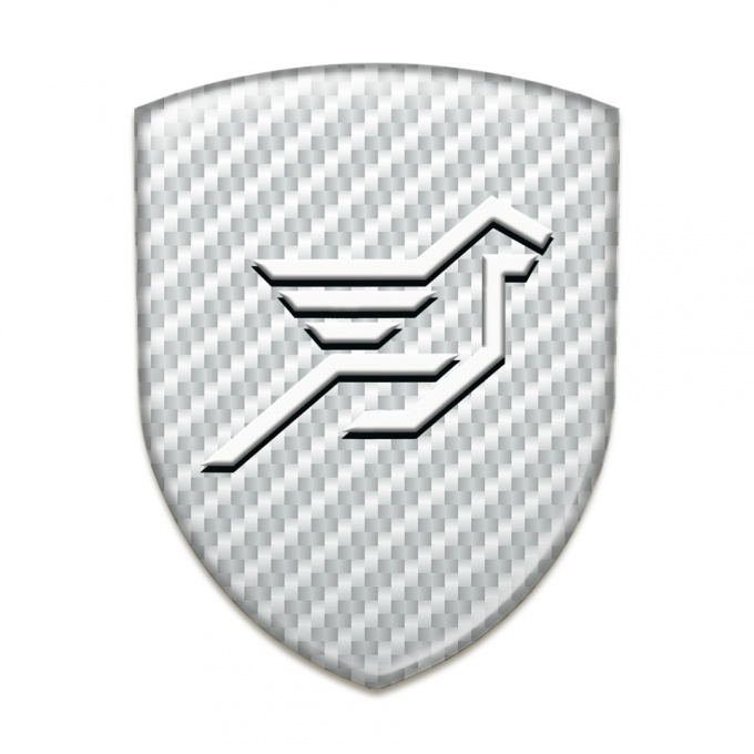 Hamann Emblem Badge Logo White Carbon base Big Logo 