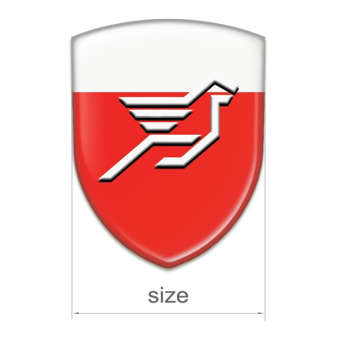 Hamann Tuning Emblem Red White Base Big Logo 