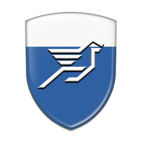 Hamann Self Adhesive Emblem Logo Blue White Base Big Logo 