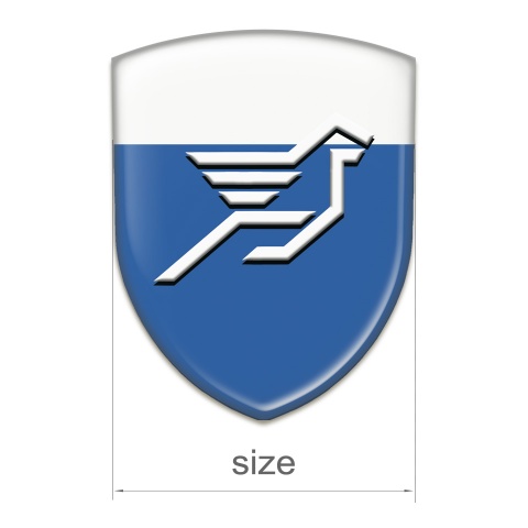 Hamann Self Adhesive Emblem Logo Blue White Base Big Logo 