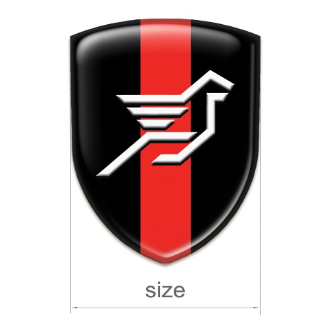 Hamann Silicone Emblem Black with Red band Base Big Logo 