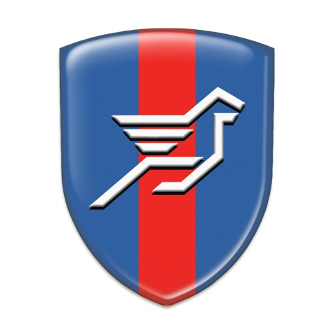 Hamann Emblem Exterior Blue with Red Band base big Logo 