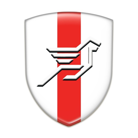 Hamann Tuning Badge White with red band and Big Logo 