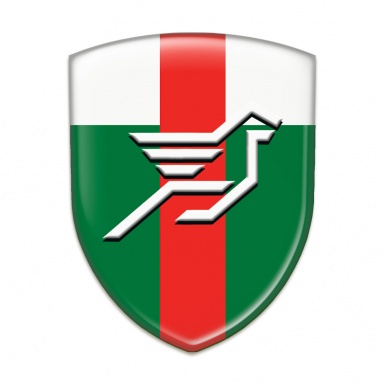 Hamann Car Accessories Badge Green White with Red Band base big Logo 