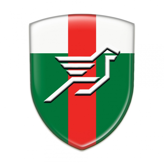 Hamann Car Accessories Badge Green White with Red Band base big Logo 