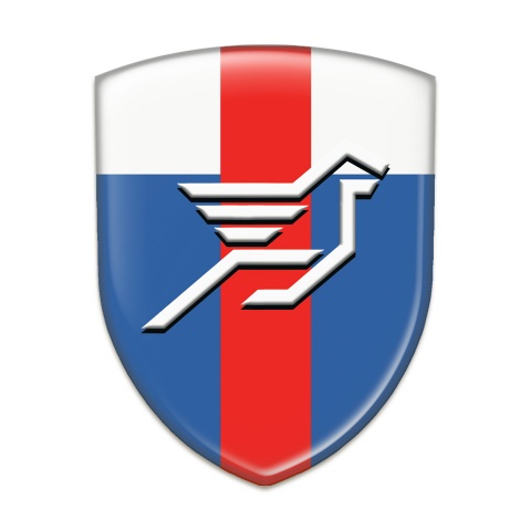 Hamann Self Adhesive Car logo Emblem Blue White with Red Band Base Big LOgo 
