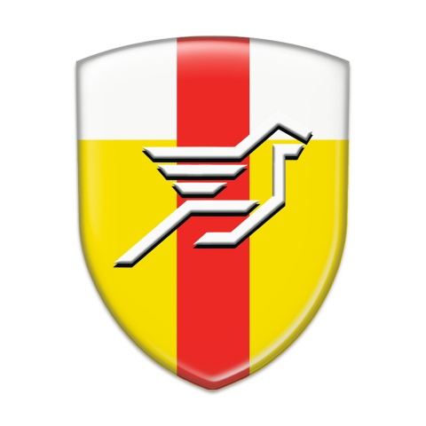 Hamann Car Interior Badge Yellow White with Red band Base Big Logo 