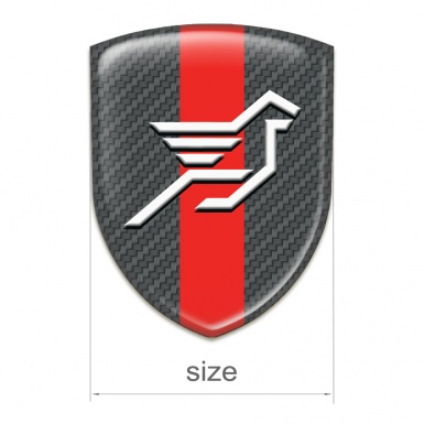 Hamann Silicone Shield Dark Grey Carbon Base with Red Band and Big Logo 
