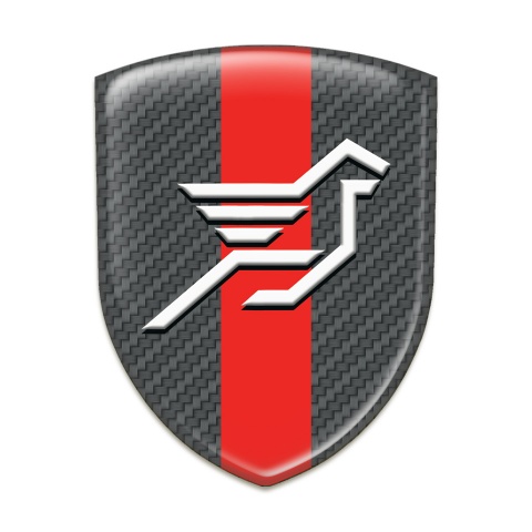 Hamann Silicone Shield Dark Grey Carbon Base with Red Band and Big Logo 