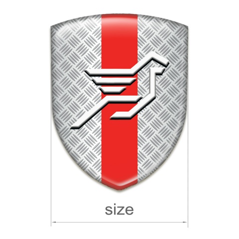 Hamann Auto Emblem Mesh Effect eith Red Band and Big Log 