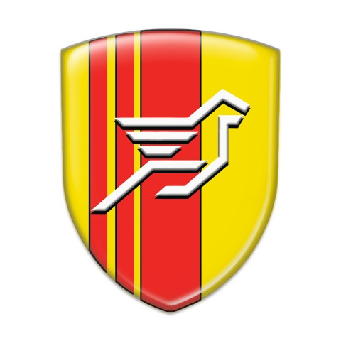 Hamann Tuning Badge  Yellow with Red Tapes base Big Logo 