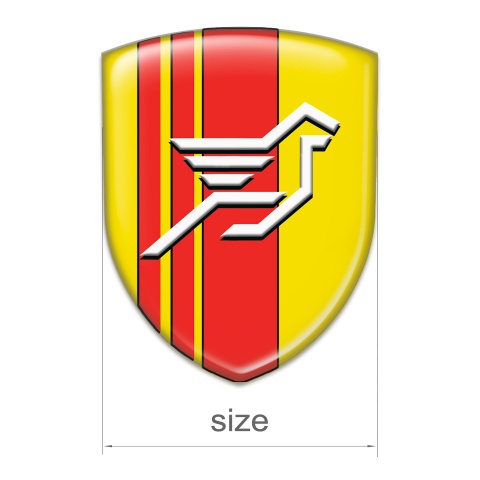 Hamann Tuning Badge  Yellow with Red Tapes base Big Logo 