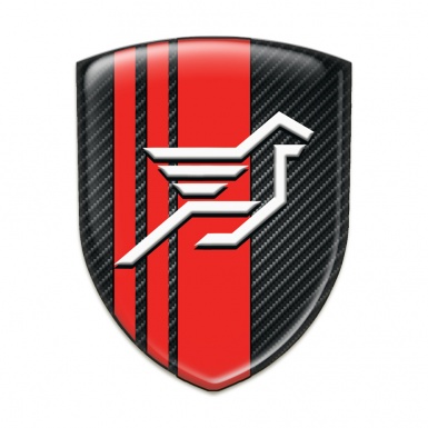 Hamann Silicone Shield Black carbon with Red Tapes Background Style 
