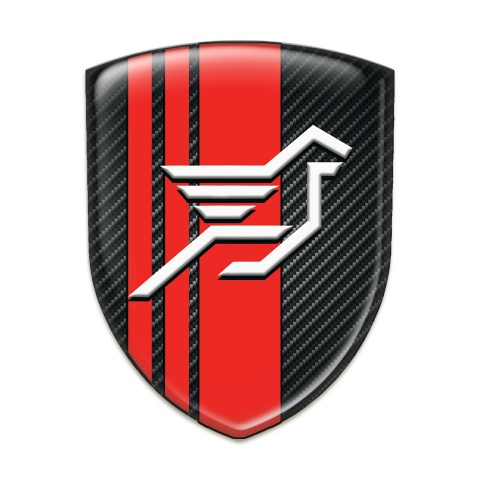 Hamann Silicone Shield Black carbon with Red Tapes Background Style 