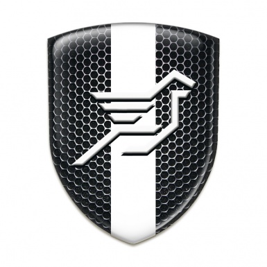 Hamann Silicone Shield Perforated Steel with White Ribbon design 