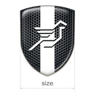 Hamann Silicone Shield Perforated Steel with White Ribbon design 