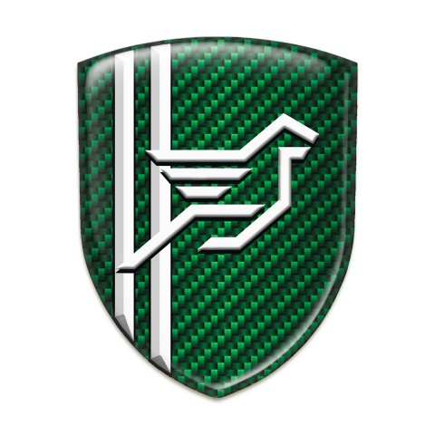 Hamann Tuning Badge Green Carbon White Lines Style 