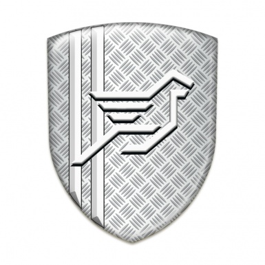 Hamann Self Adhesive Car logo Emblem Grid Effect White Lines Style 