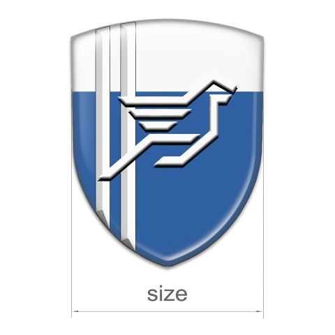 Hamann Silicone Shield Blue White with White Lines Style 