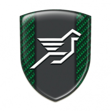 Hamann Car Accessories Badge Green carbon with Graphite Central Panel 