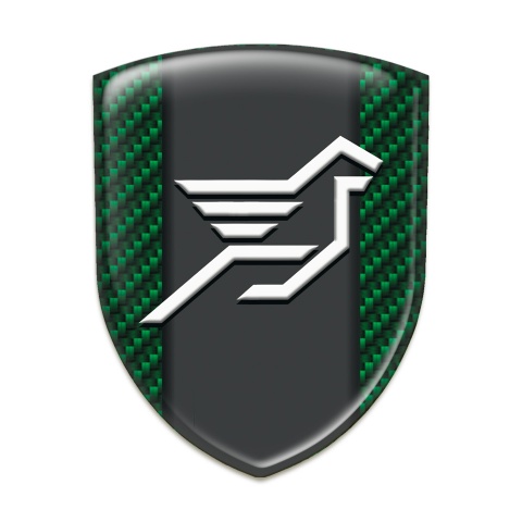 Hamann Car Accessories Badge Green carbon with Graphite Central Panel 