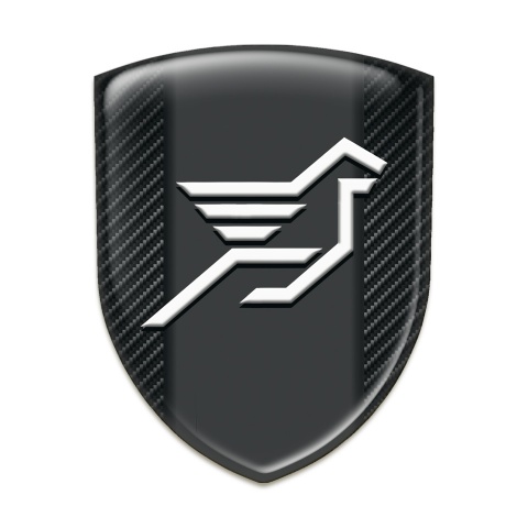 Hamann Self Adhesive Car logo Emblem dark Carbon Effect 