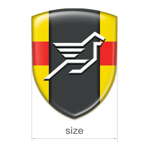 Hamann Resin Sticker Yellow with Red tape Print 