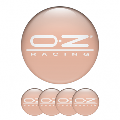 OZ Wheel Emblems for Center Caps Pink Edition