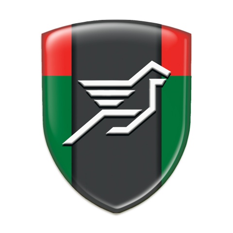 Hamann Car Accessories Badge Green Red Print 