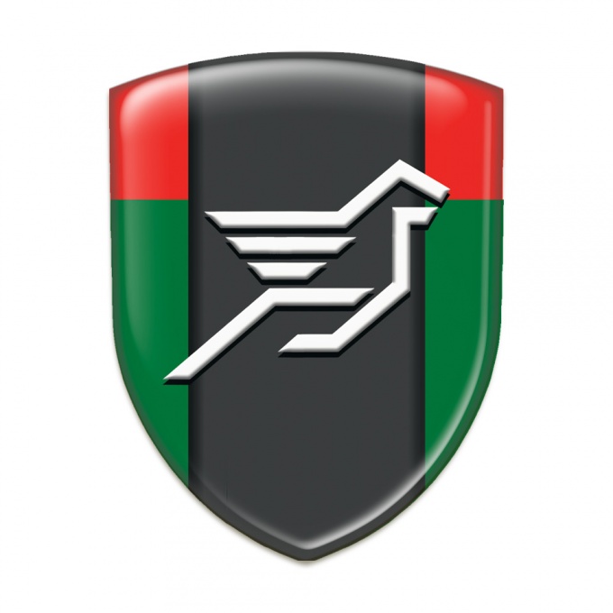 Hamann Car Accessories Badge Green Red Print 